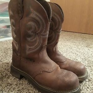 Justin Gypsy Waterproof/Steel toe Boots